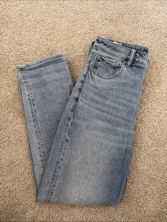 American Eagle Outfitters Denim - American Eagle Outfitters Light Blue Mom Straight Jeans